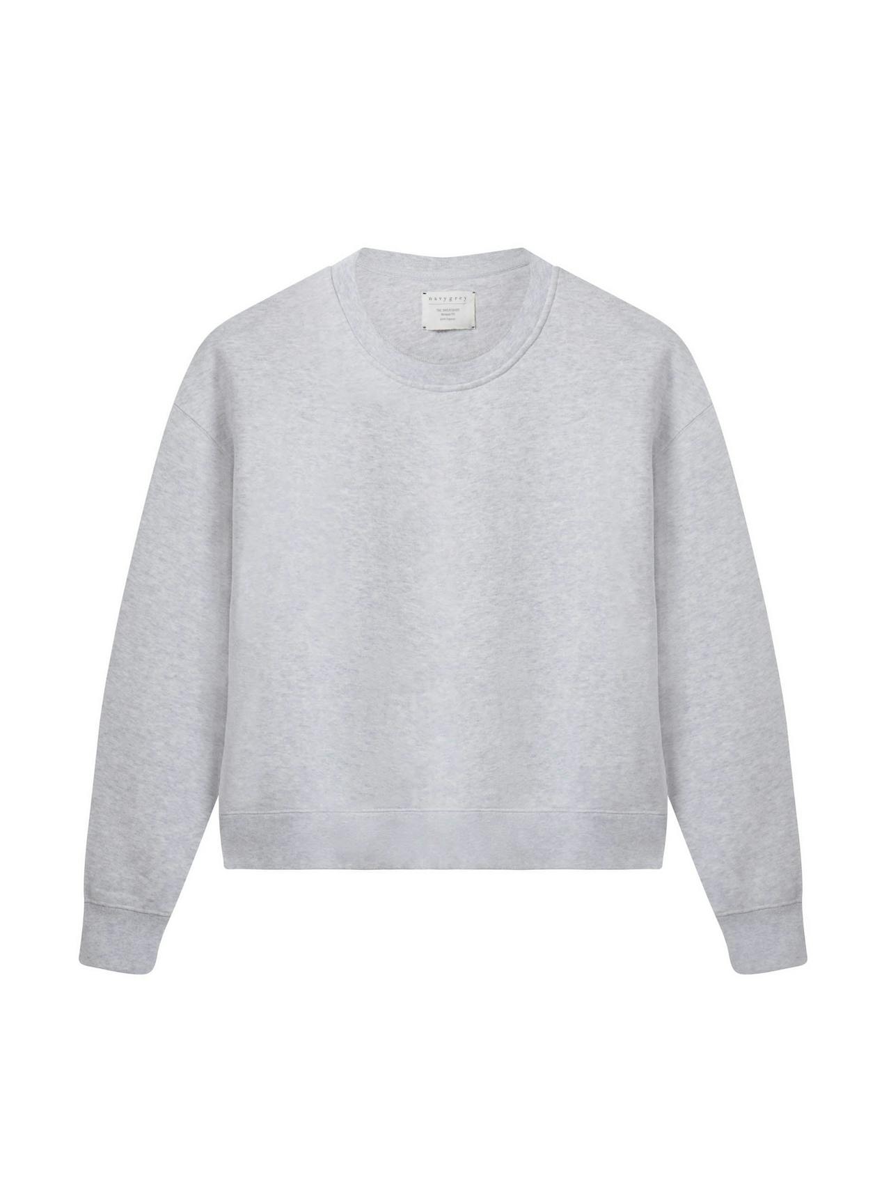 The easy-fit sweatshirt in ice grey