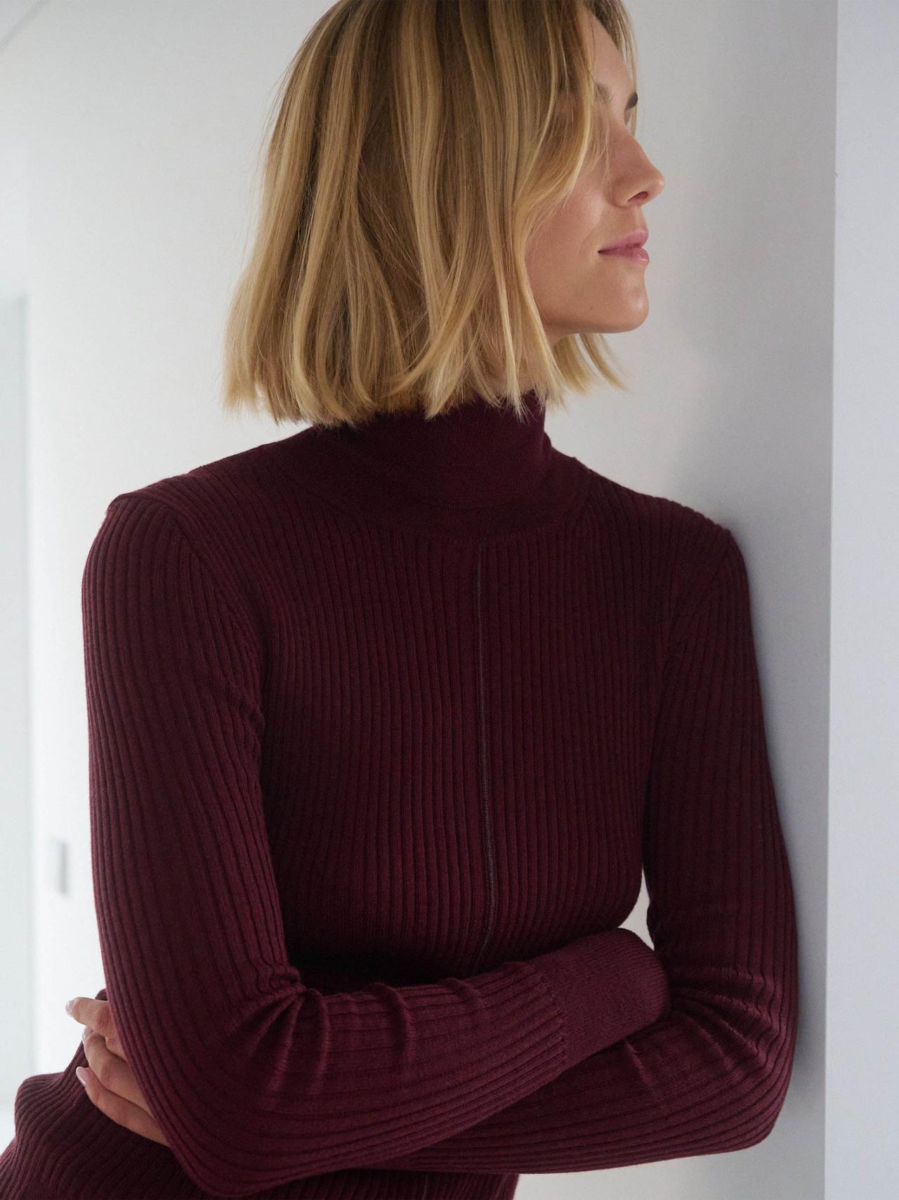 Austė hellebore merino wool turtleneck Merino Wool Turtleneck The Knotty Ones    - Collagerie