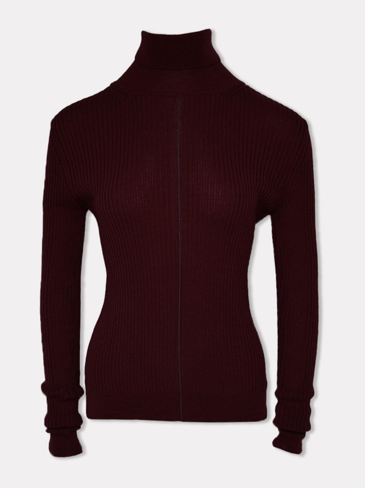 Austė hellebore merino wool turtleneck