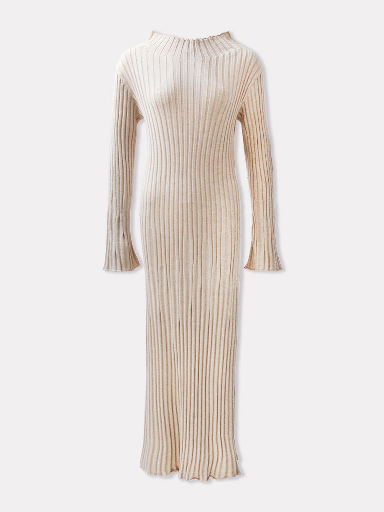 Medeina beige merino dress