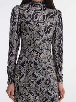 Arabesque noir Sylvie dress Dress Saloni    - Collagerie