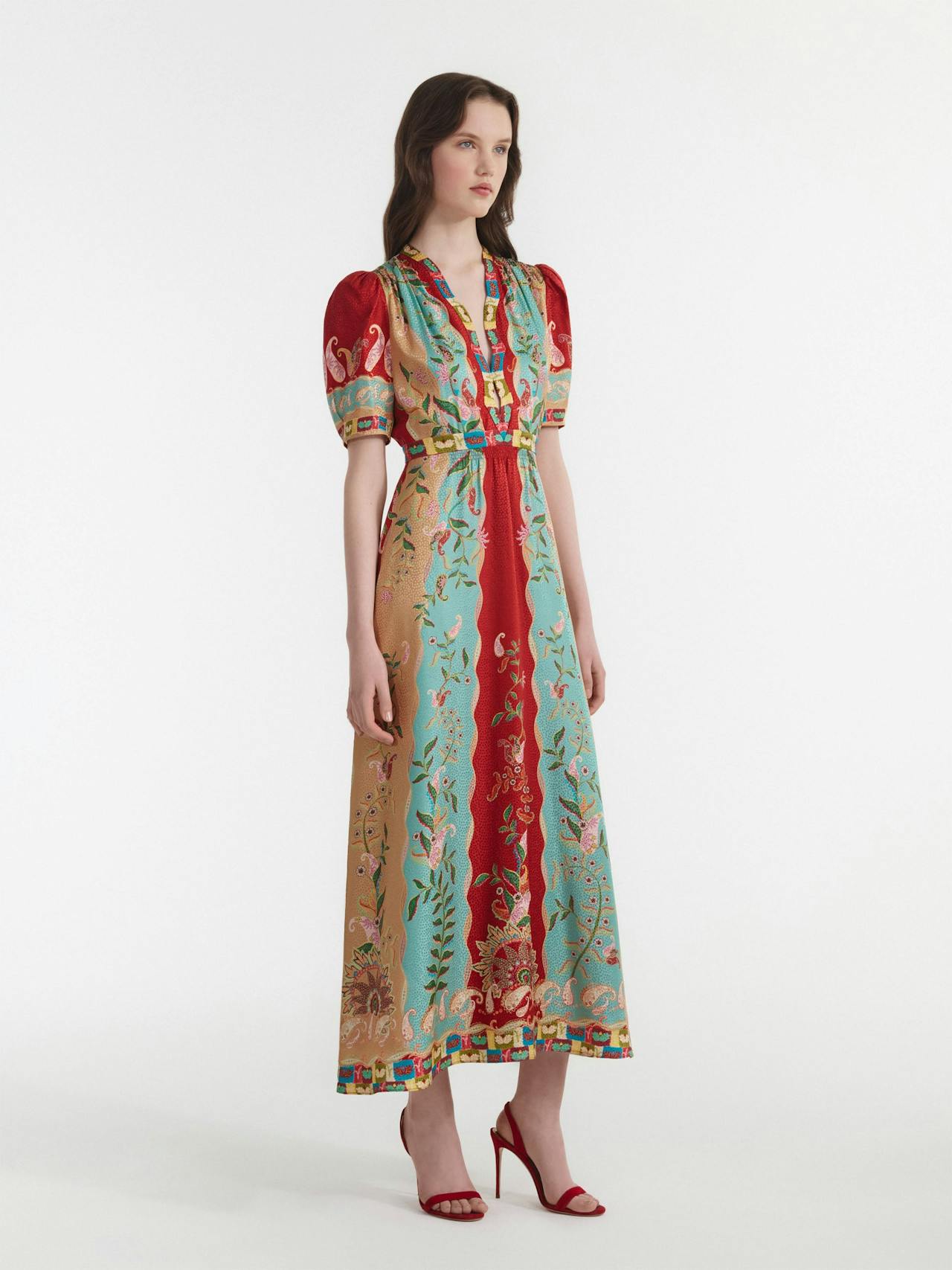 Paisley vinews Tabitha dress Dress Saloni    - Collagerie