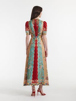 Paisley vinews Tabitha dress Dress Saloni    - Collagerie