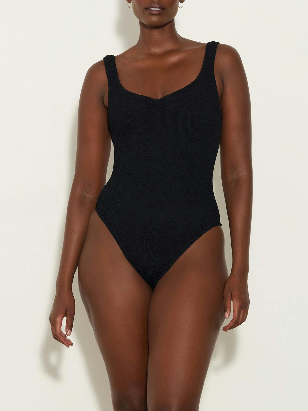 Black Tonya swim Swimsuit Hunza G    - Collagerie