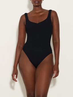 Black Tonya swim Swimsuit Hunza G    - Collagerie