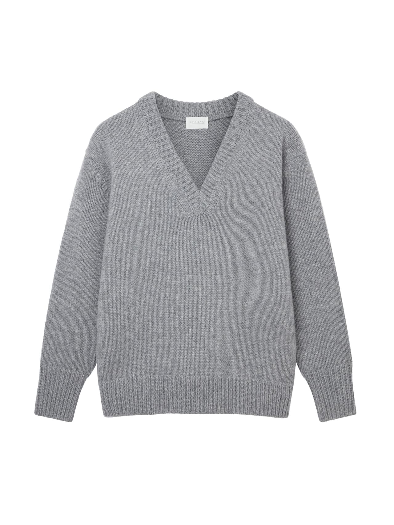 The authentic v-neck in strom grey Jumper Navygrey XS   - Collagerie