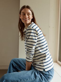 The Breton jersey The BRETON JERSEY Navygrey    - Collagerie