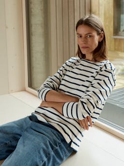 The Breton jersey The BRETON JERSEY Navygrey    - Collagerie