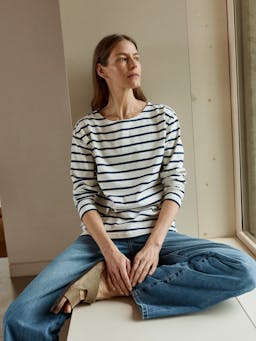 The Breton jersey The BRETON JERSEY Navygrey    - Collagerie