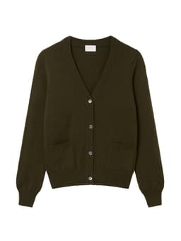 The cardigan in moss Cardigan Navygrey XS   - Collagerie