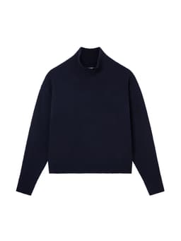 The easy funnel in navy Jumper Navygrey XS   - Collagerie