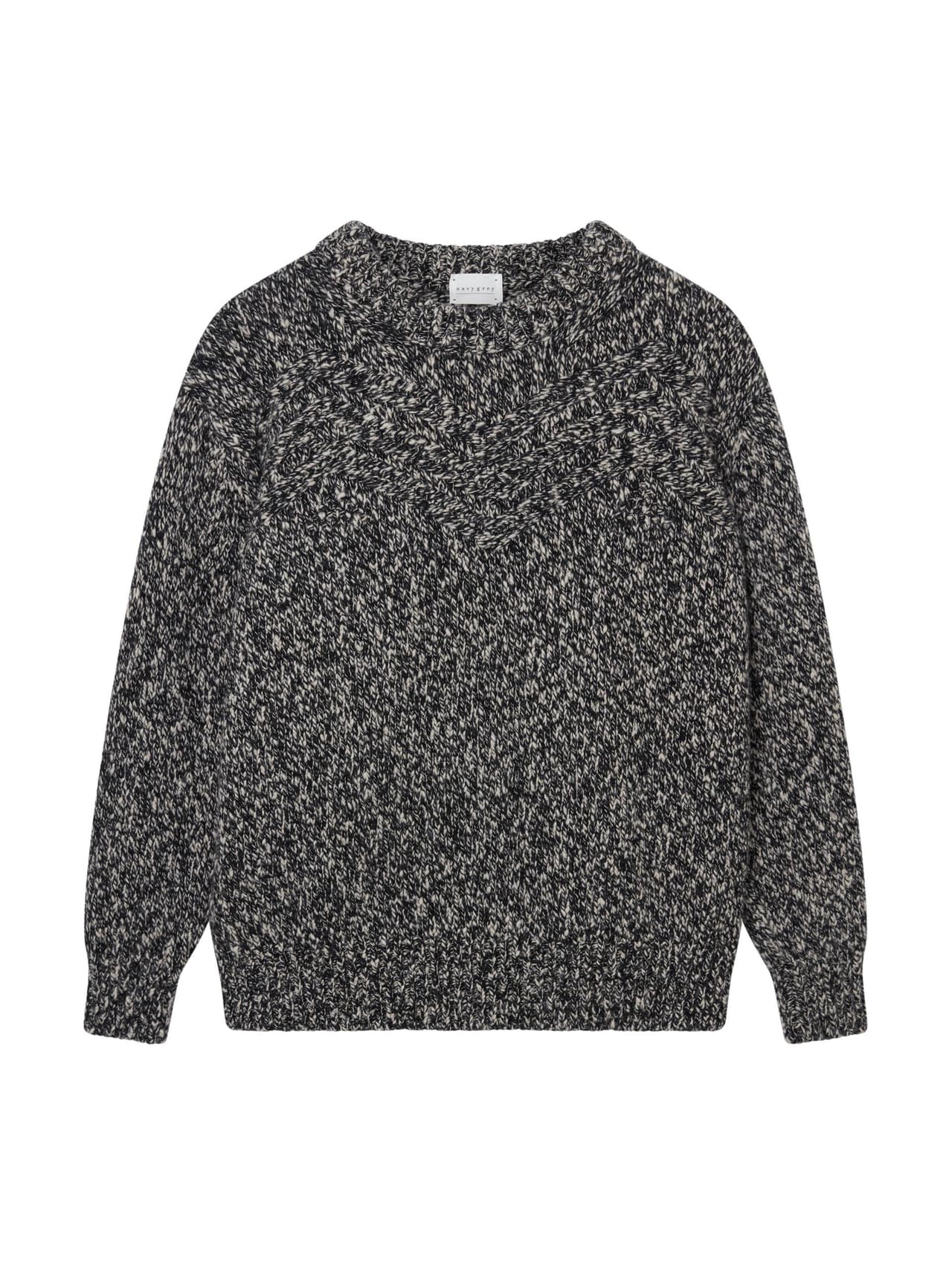 The lorton 008 in black twist Jumper Navygrey XS   - Collagerie