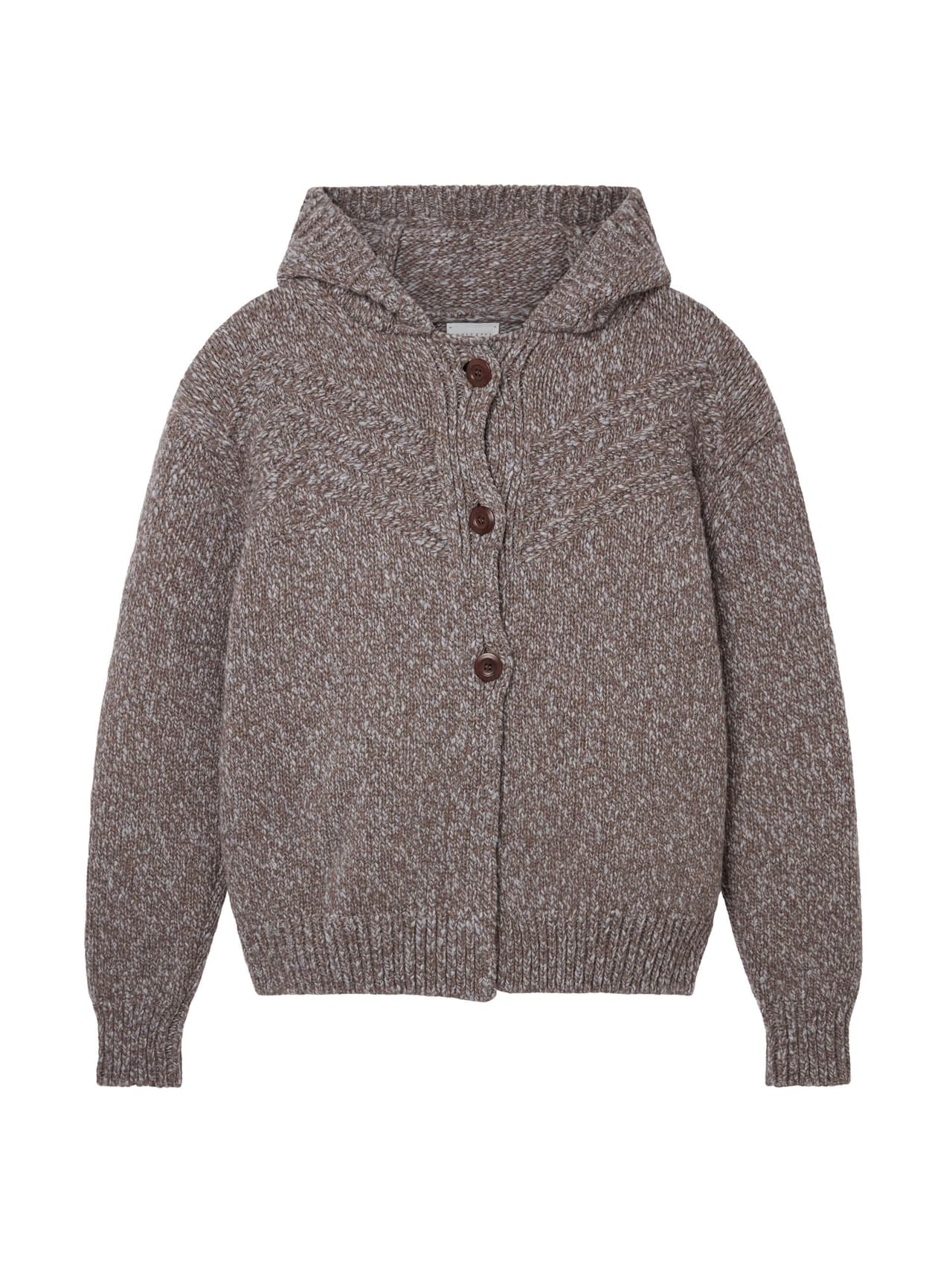 The lorton 007 in brown twist Cardigan Navygrey XS   - Collagerie