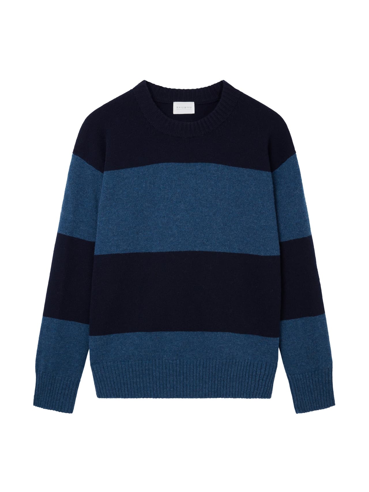 The relaxed in navy and atlantic blue Jumper Navygrey XS   - Collagerie