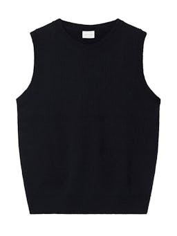 Midnight navy wool Riviera tank top Clothing Navygrey    - Collagerie