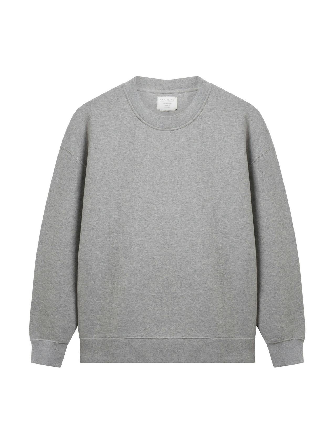 Slate grey relaxed-fit sweatshirt