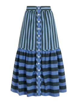 Ripley skirt in dusk stripe Skirt Daydress XS   - Collagerie