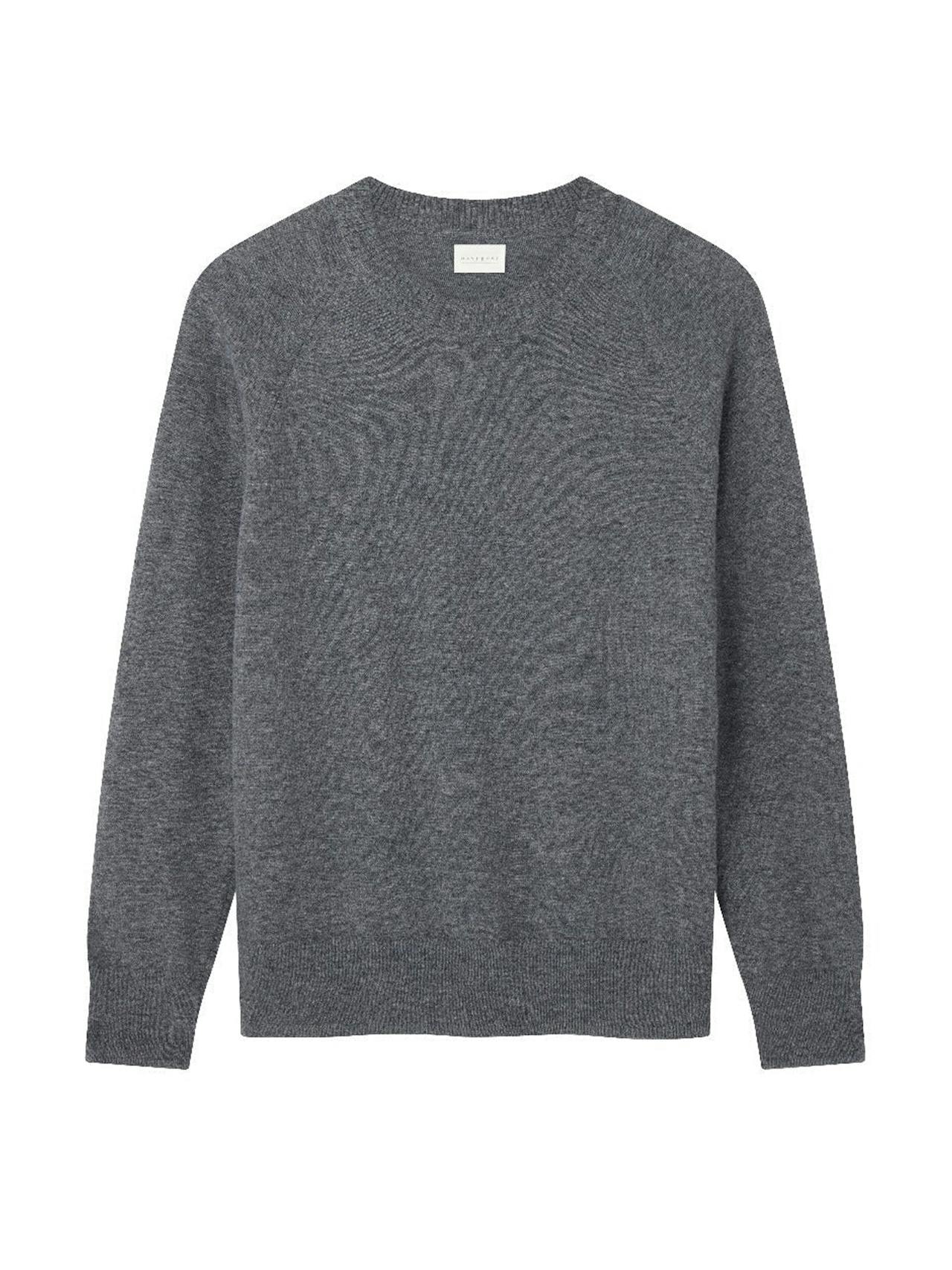 Atlantic grey wool Weekend jumper