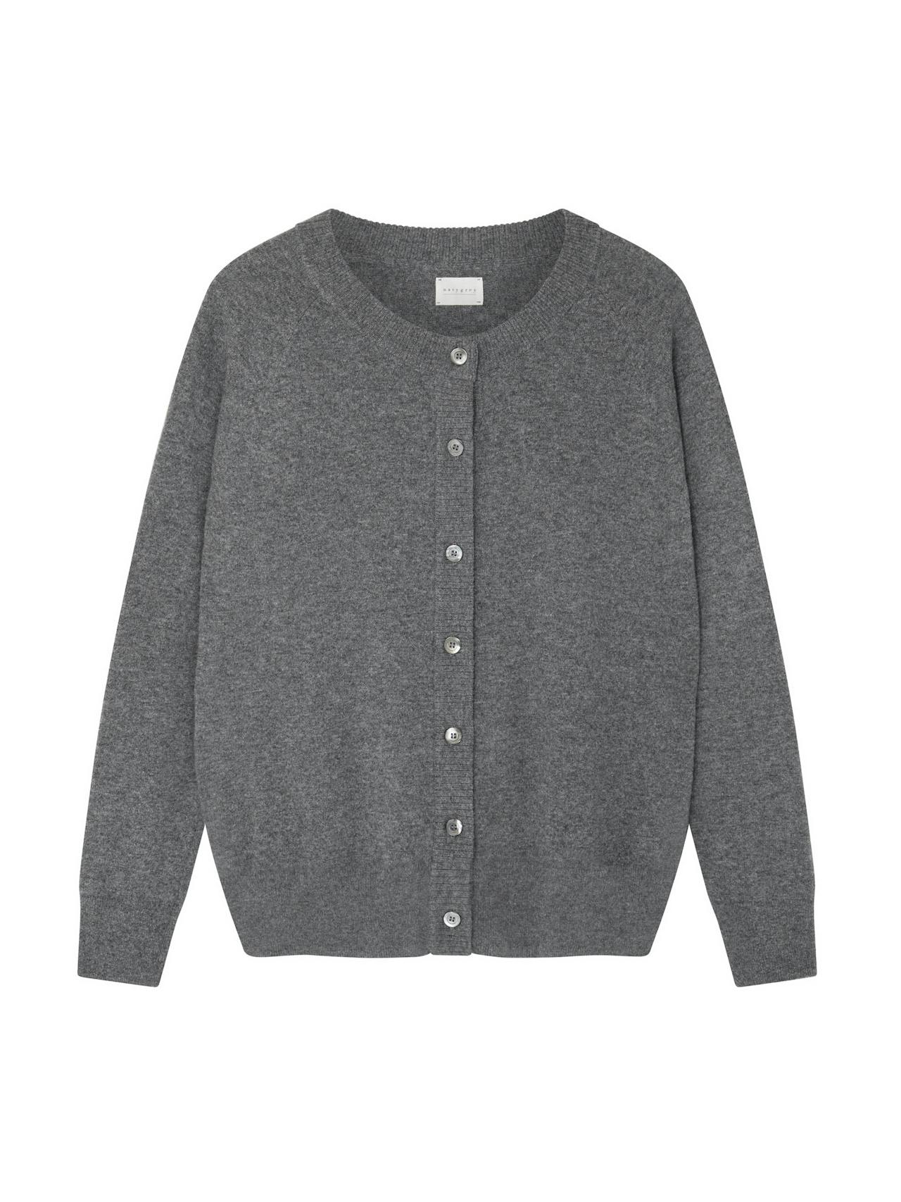 The weekend cardigan in atlantic grey Jumper Navygrey    - Collagerie