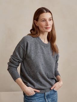 Atlantic grey Weekend relaxed top The WEEKEND RELAXED Navygrey    - Collagerie