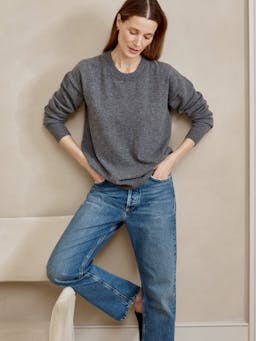 Atlantic grey Weekend relaxed top The WEEKEND RELAXED Navygrey    - Collagerie