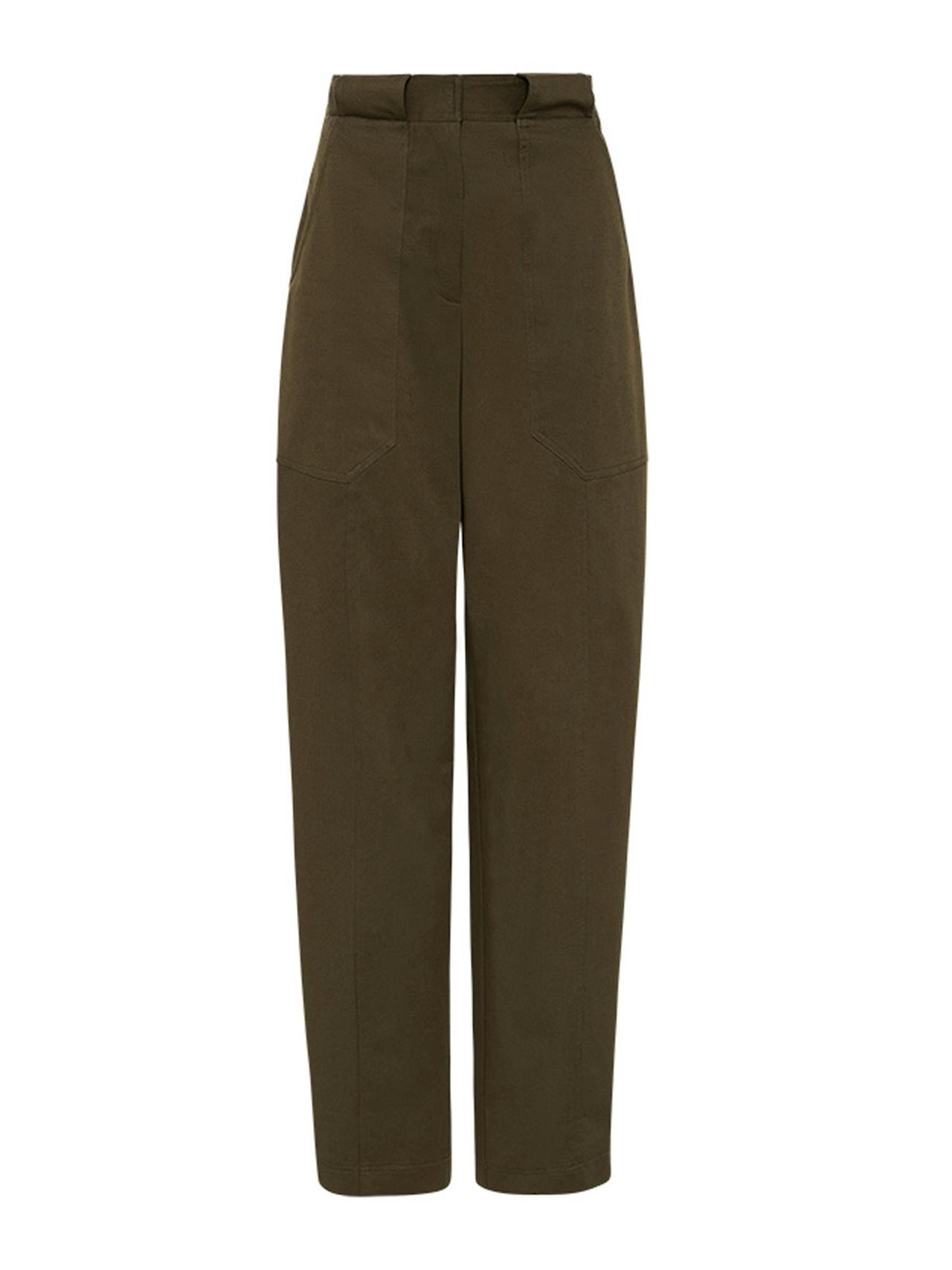 Olive utility trousers
