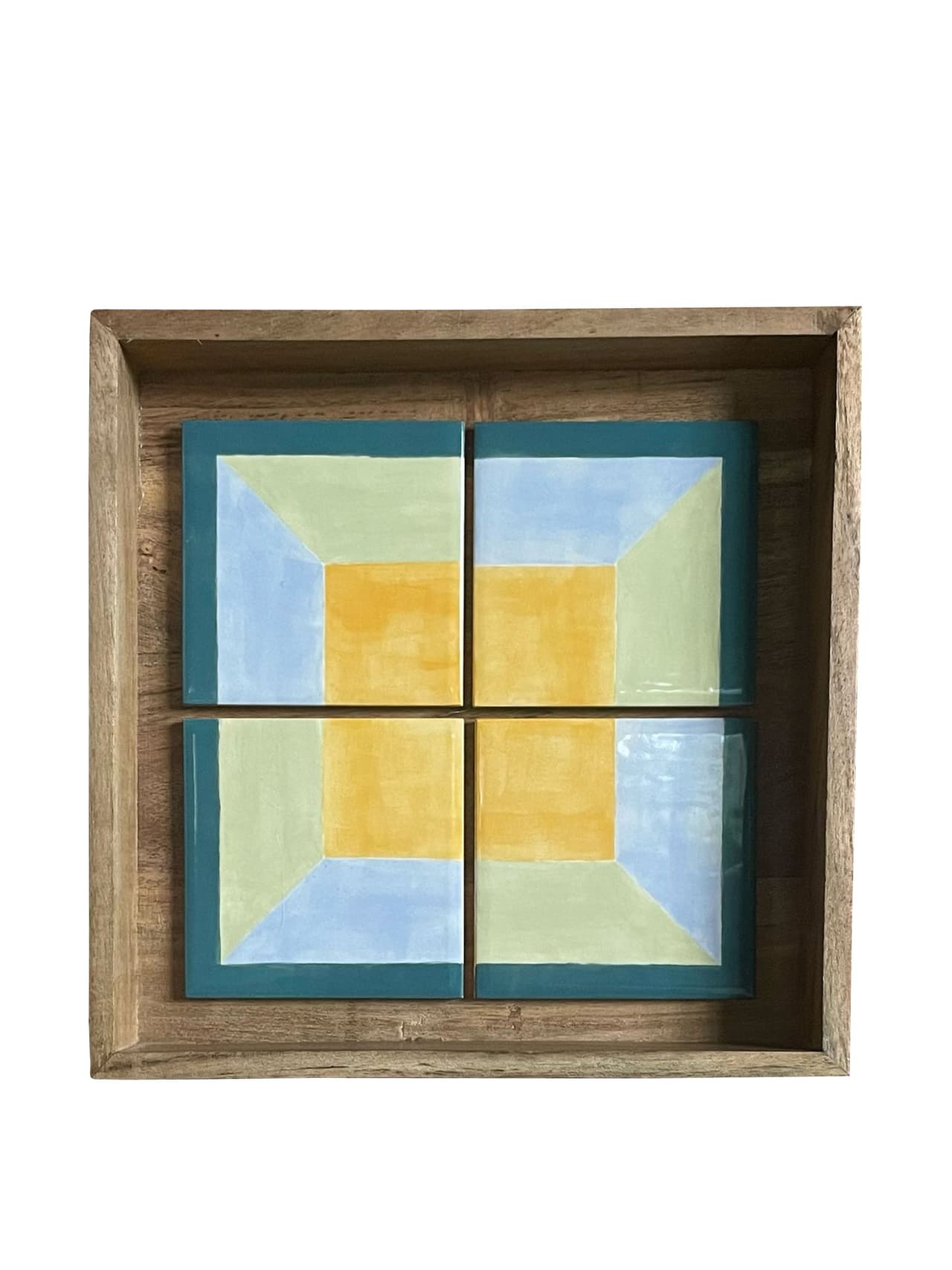 Yellow Room ceramic tiles, set of 4  Silo Studio    - Collagerie