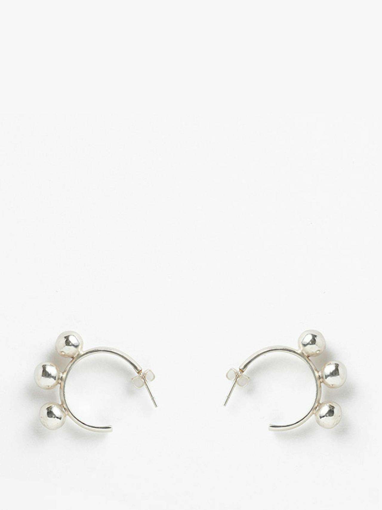 Samba hoop earrings Earrings Pichulik Silver   - Collagerie