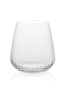 Daphne optic crystal tumblers, set of 6 Drinkware Rebecca Udall    - Collagerie