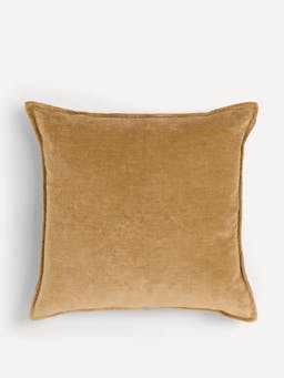 Nougat verity linen velvet square cushion Throws & Cushions Rebecca Udall    - Collagerie