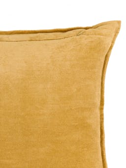 Straw verity linen velvet square cushion Throws & Cushions Rebecca Udall    - Collagerie