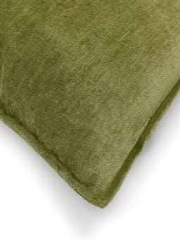 Moss verity linen velvet rectangular cushion Throws & Cushions Rebecca Udall    - Collagerie