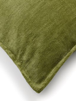 Moss verity linen velvet square cushion Throws & Cushions Rebecca Udall    - Collagerie