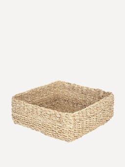 Small abaca square storage basket Home Decor Rebecca Udall    - Collagerie