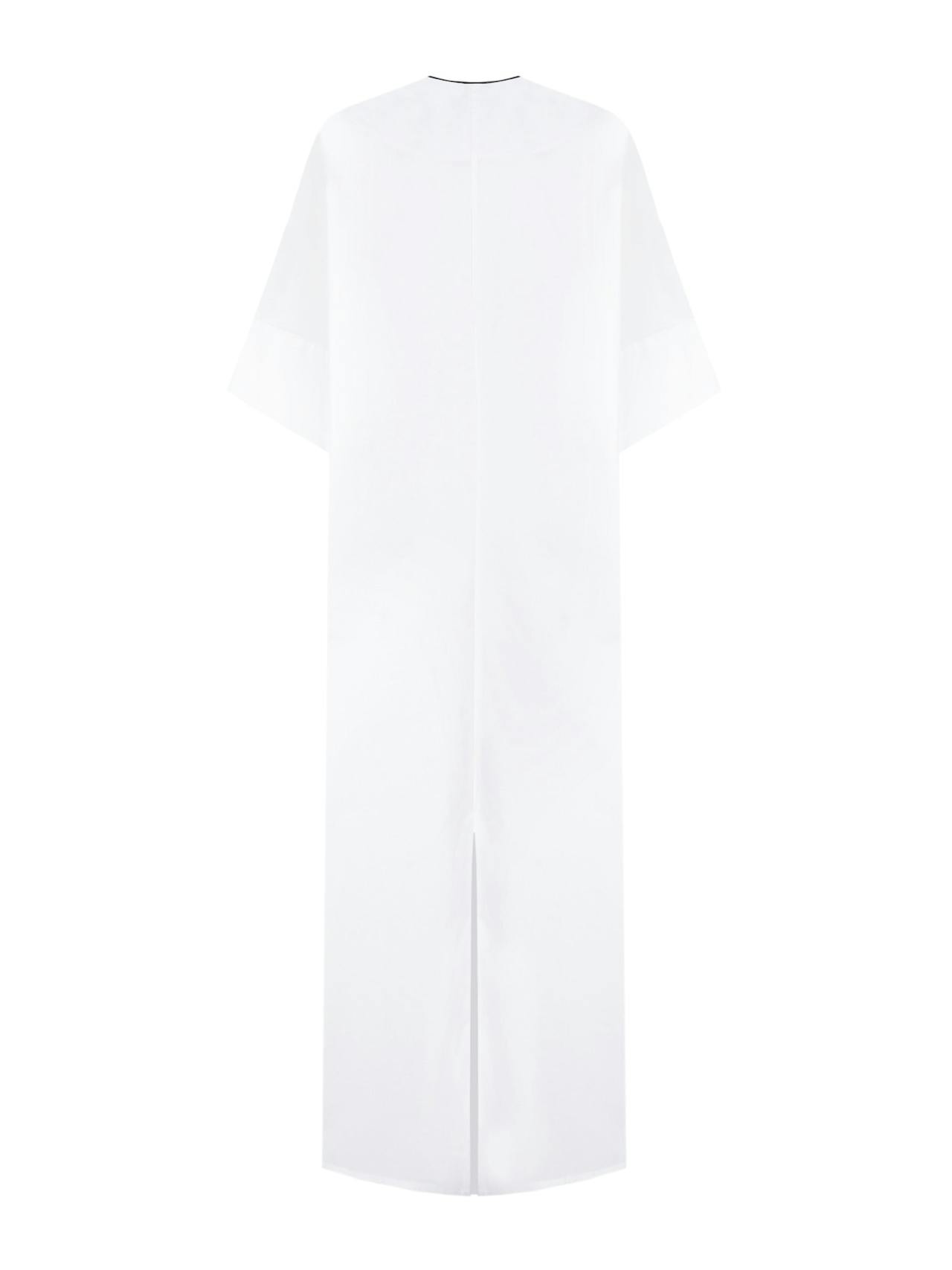 White cotton poplin kaftan Dresses Valeria Cotoner    - Collagerie