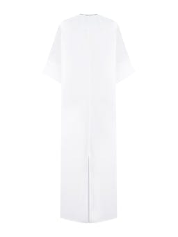 White cotton poplin kaftan Dresses Valeria Cotoner    - Collagerie