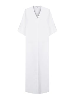 White cotton poplin kaftan Dresses Valeria Cotoner    - Collagerie