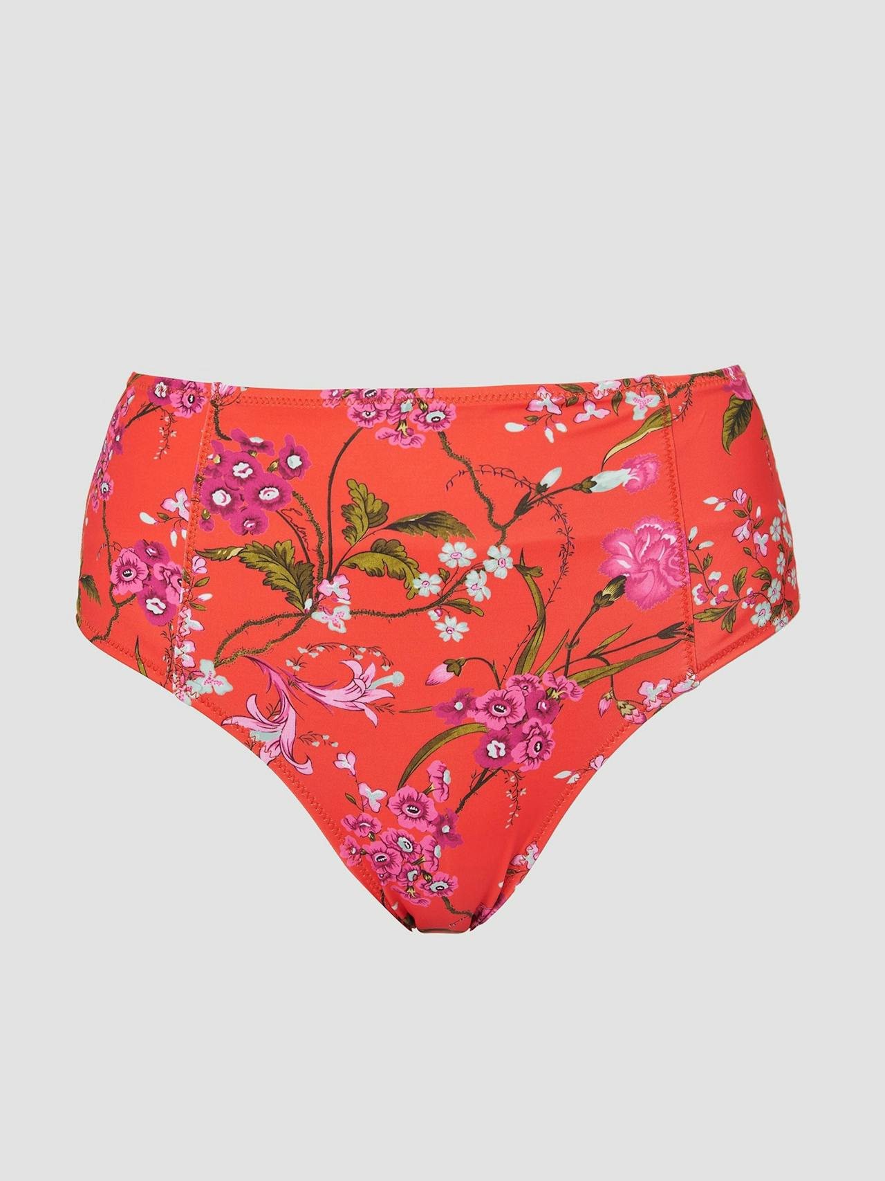 Poppy red bikini bottom