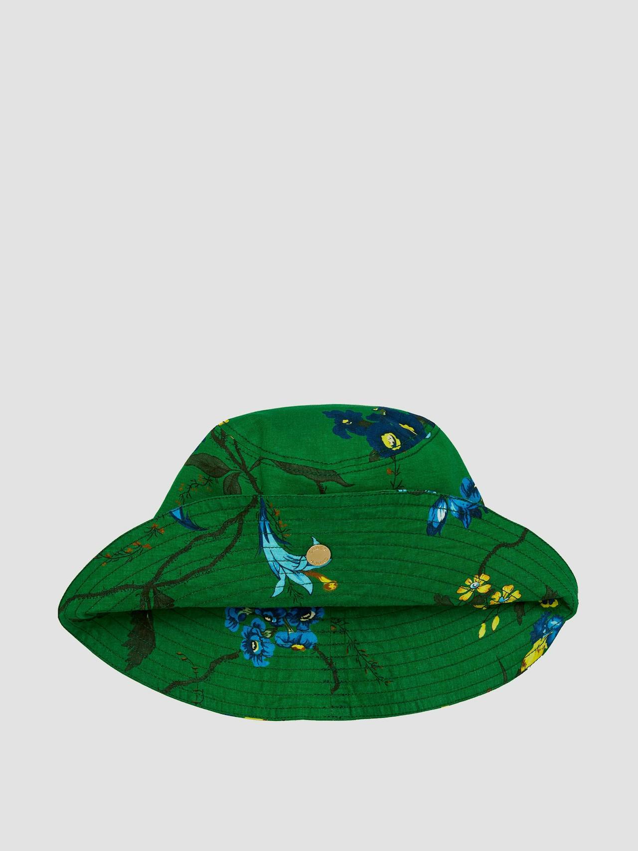 Green bucket hat VC24_VC1H1_GSCL Erdem    - Collagerie