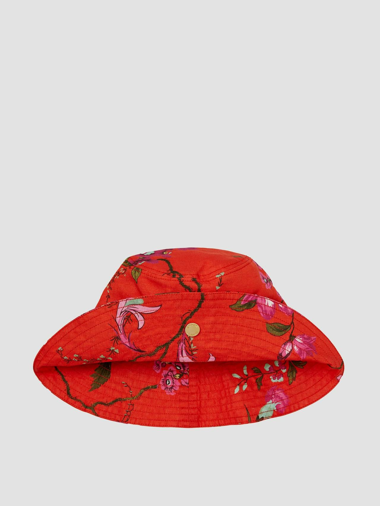 Red bucket hat VC24_VC1H1_RSCL Erdem    - Collagerie