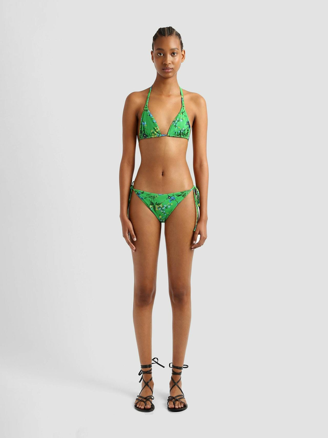 Green bikini top VC24_VC1SWT2_GSSSJ Erdem    - Collagerie