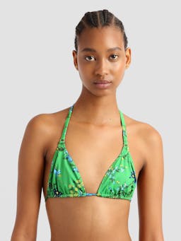 Green bikini top VC24_VC1SWT2_GSSSJ Erdem    - Collagerie