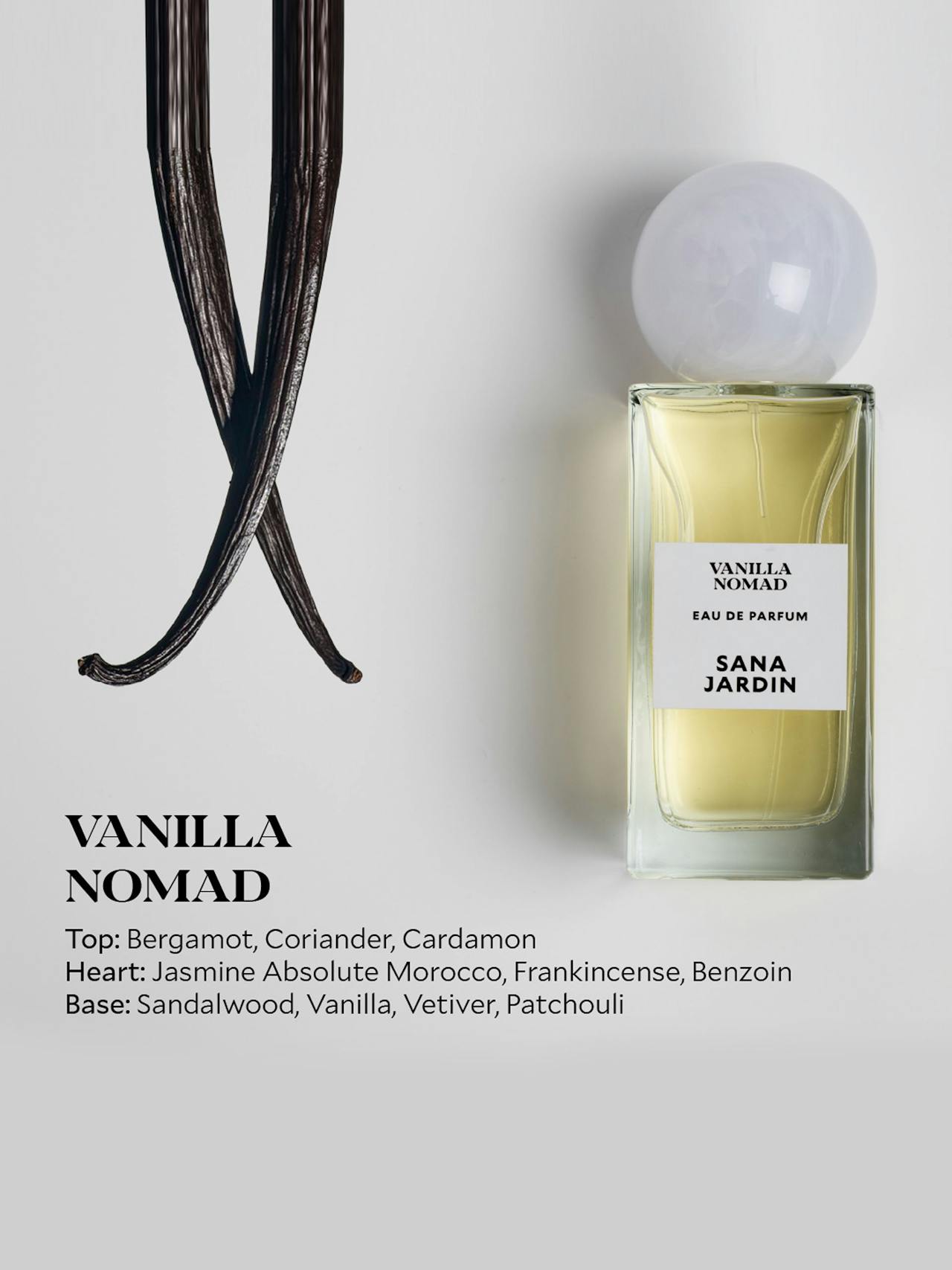 Vanilla Nomad eau de parfum Beauty Sana Jardin    - Collagerie