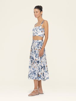 Mimosa Petalo midi skirt Skirts Agua by Agua Bendita    - Collagerie