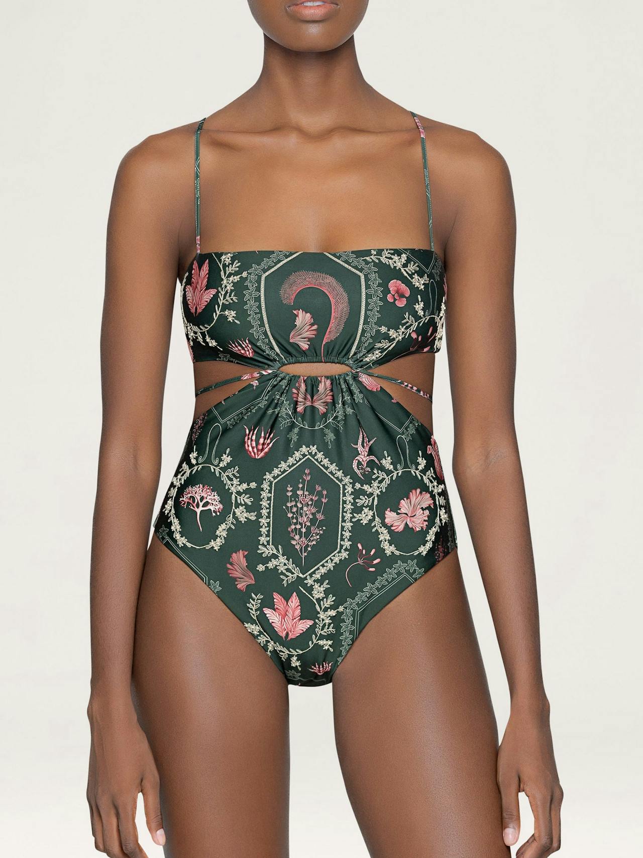 Victoriana Encaje embroidered swimsuit Clothing Agua by Agua Bendita    - Collagerie