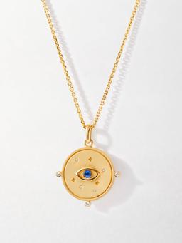 Gold visionary charm necklace Necklaces Edge of Ember    - Collagerie