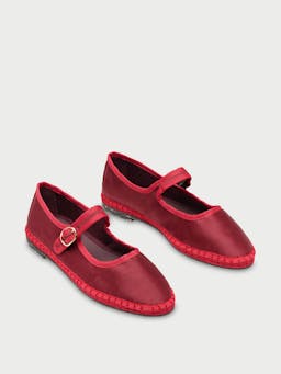 Red Vivian Mary Jane flats Mary Jane Flabelus    - Collagerie