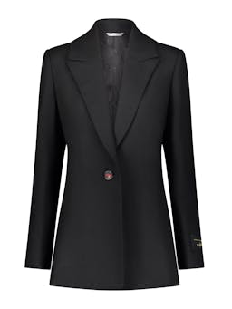 Black slim fit boyfriend blazer Clothing Marina Moscone    - Collagerie