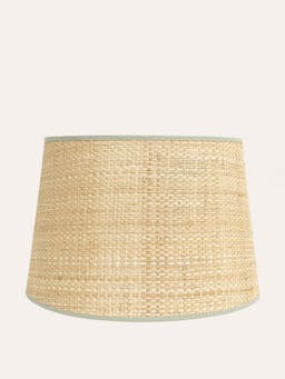 Light green Seema raffia lampshade Lighting Birdie Fortescue    - Collagerie