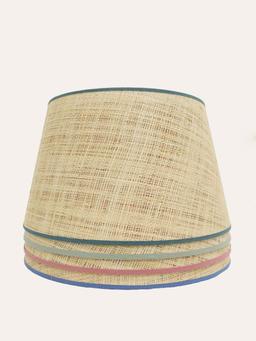 Light green Seema raffia lampshade Lighting Birdie Fortescue    - Collagerie